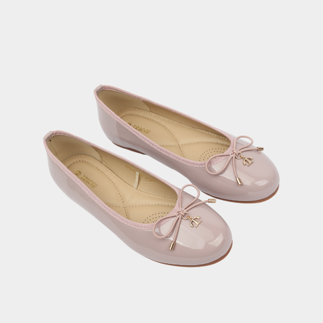 Patent Bow Ballerina Flats