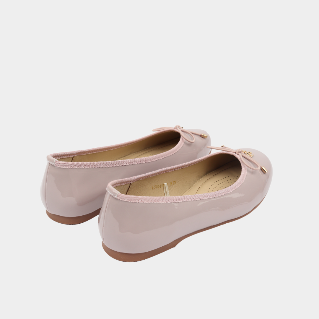 Patent Bow Ballerina Flats