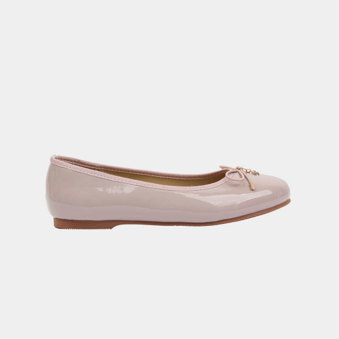 Patent Bow Ballerina Flats