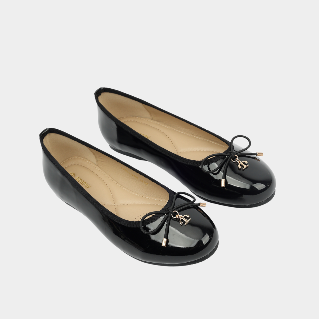 Patent Bow Ballerina Flats