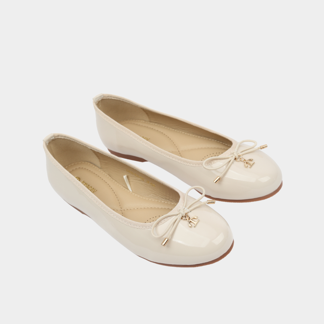 Patent Bow Ballerina Flats