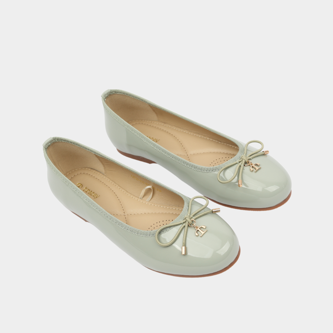 Patent Bow Ballerina Flats