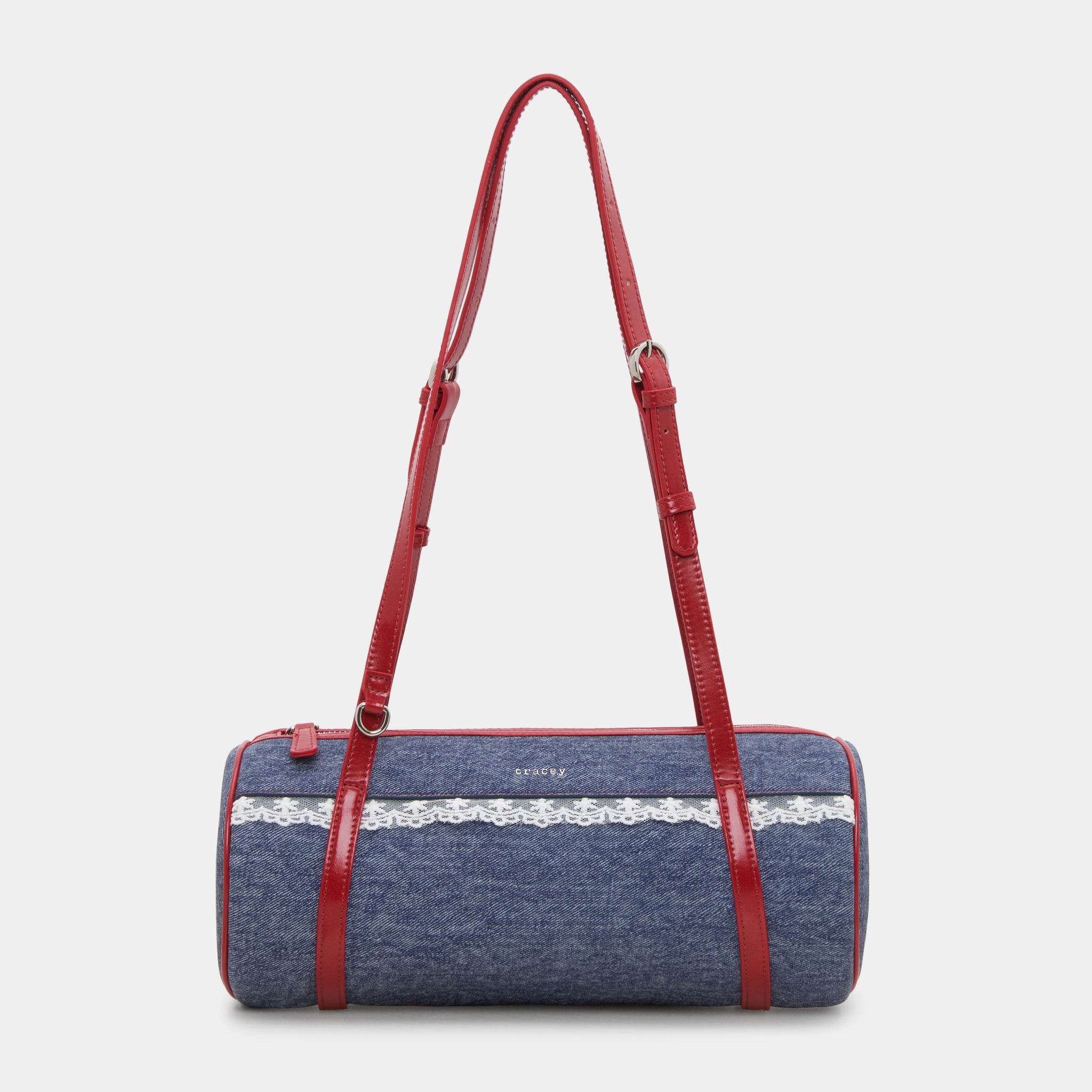Go Lacey Denim Barrel Bag