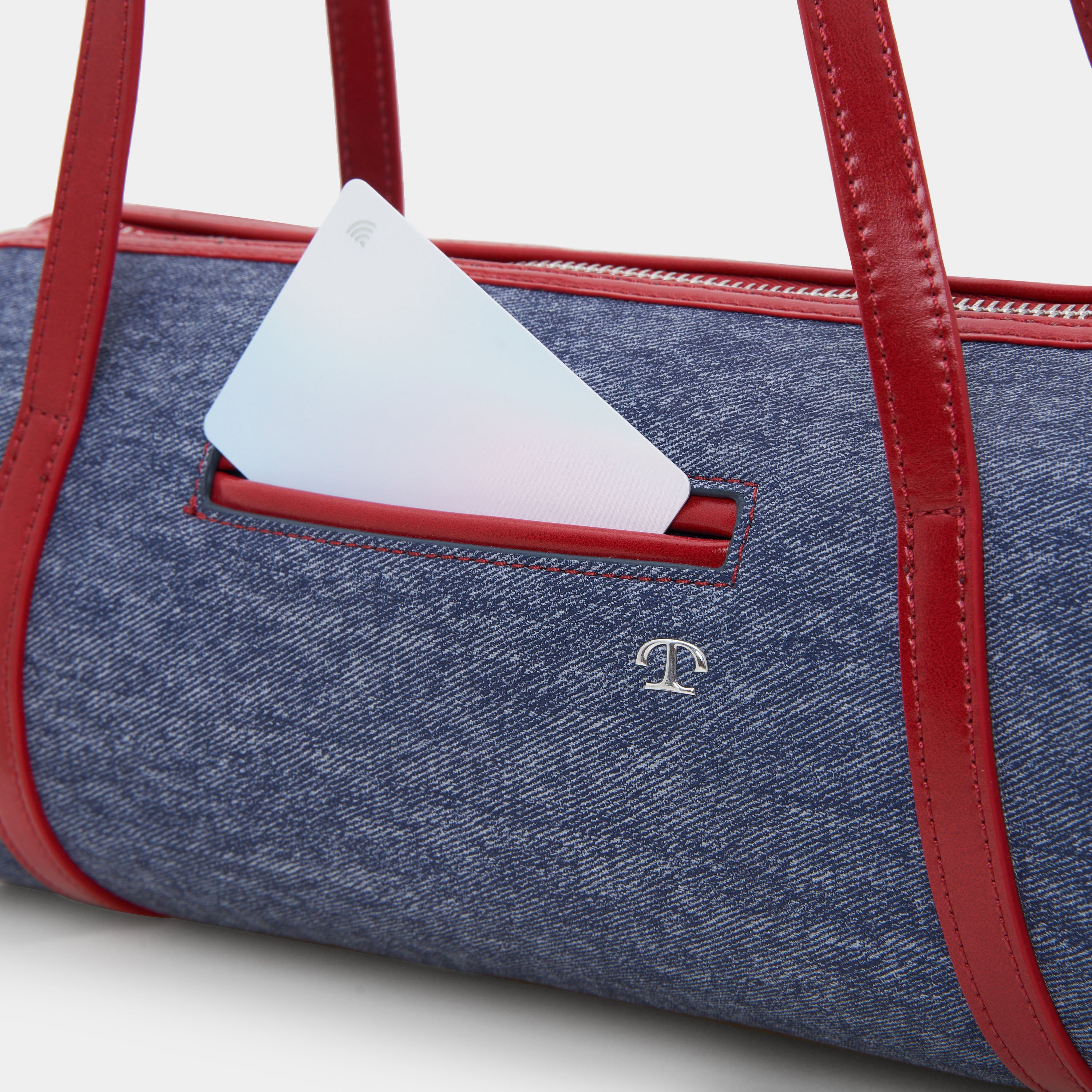 Go Lacey Denim Barrel Bag