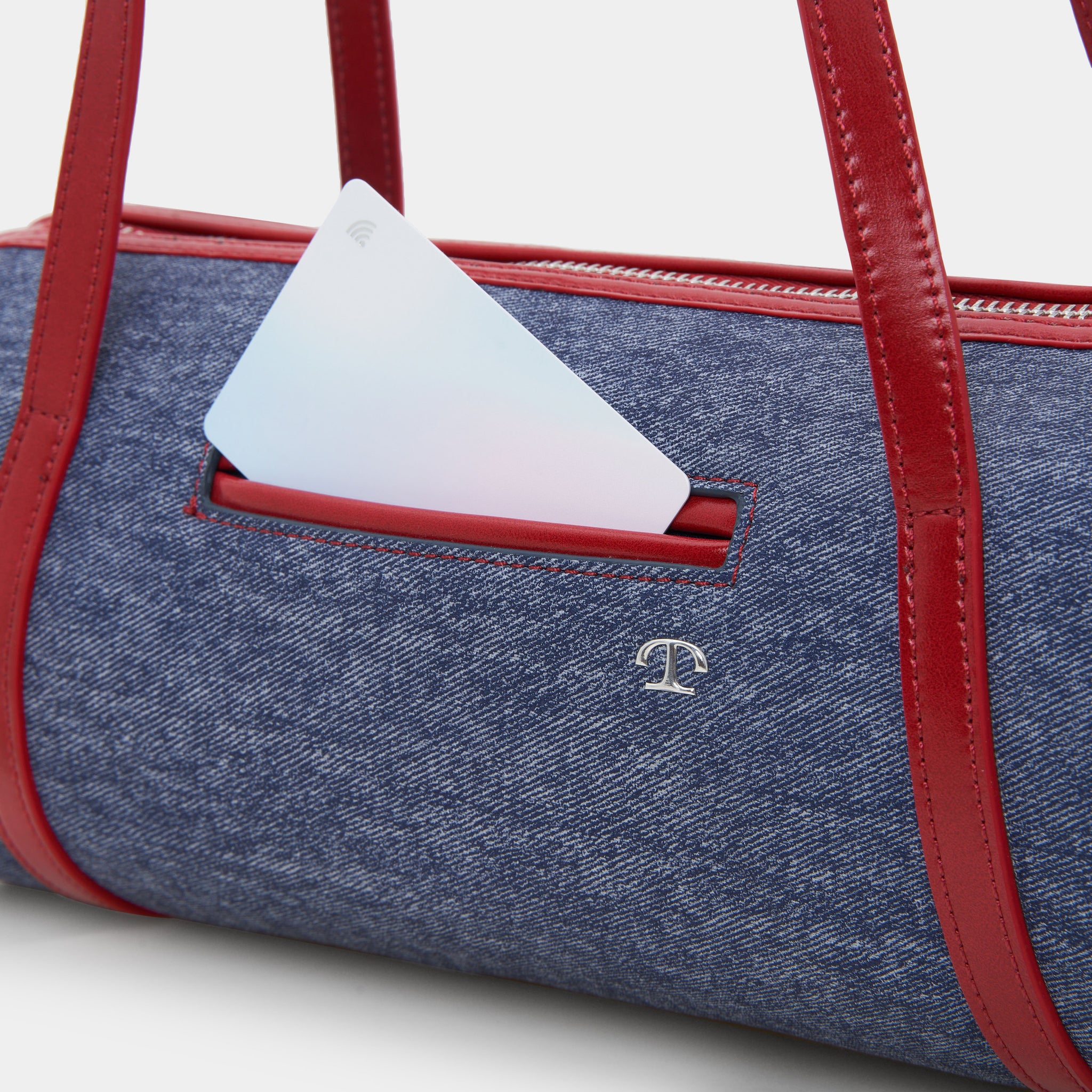 Go Lacey Denim Barrel Bag