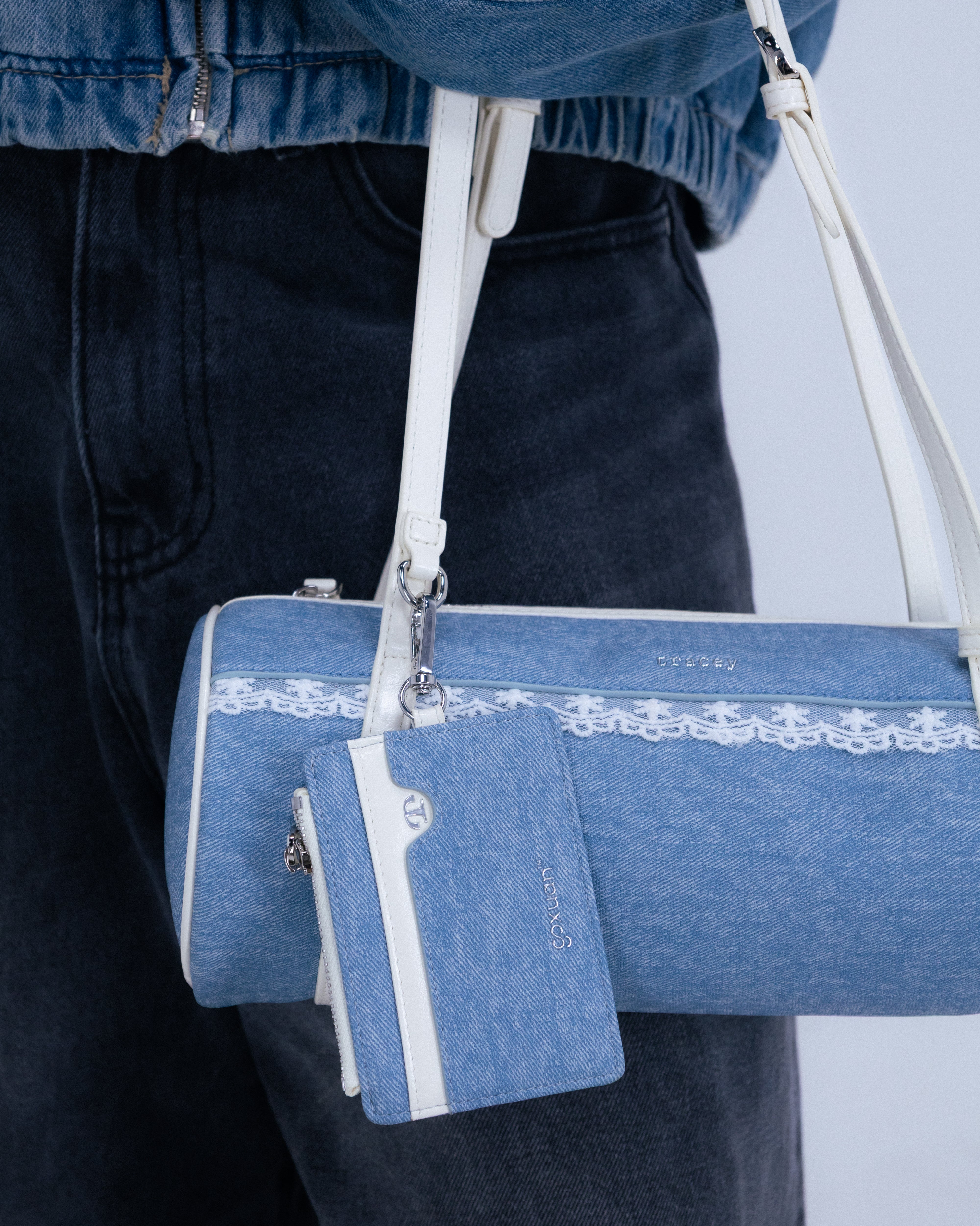 Go Lacey Denim Card Holder