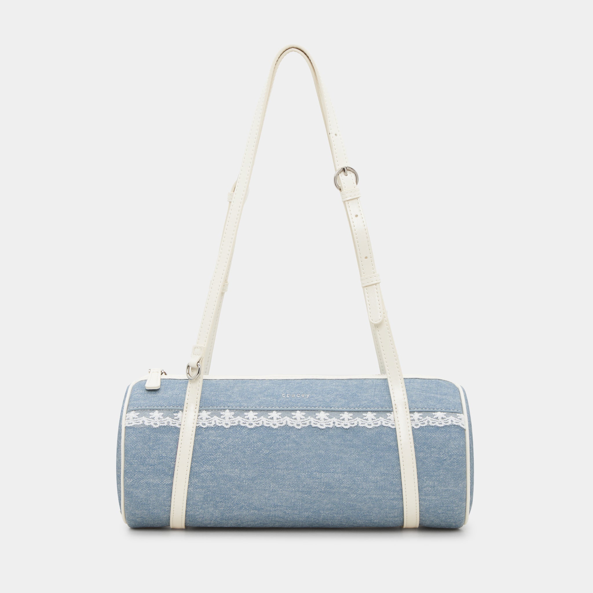Go Lacey Denim Barrel Bag