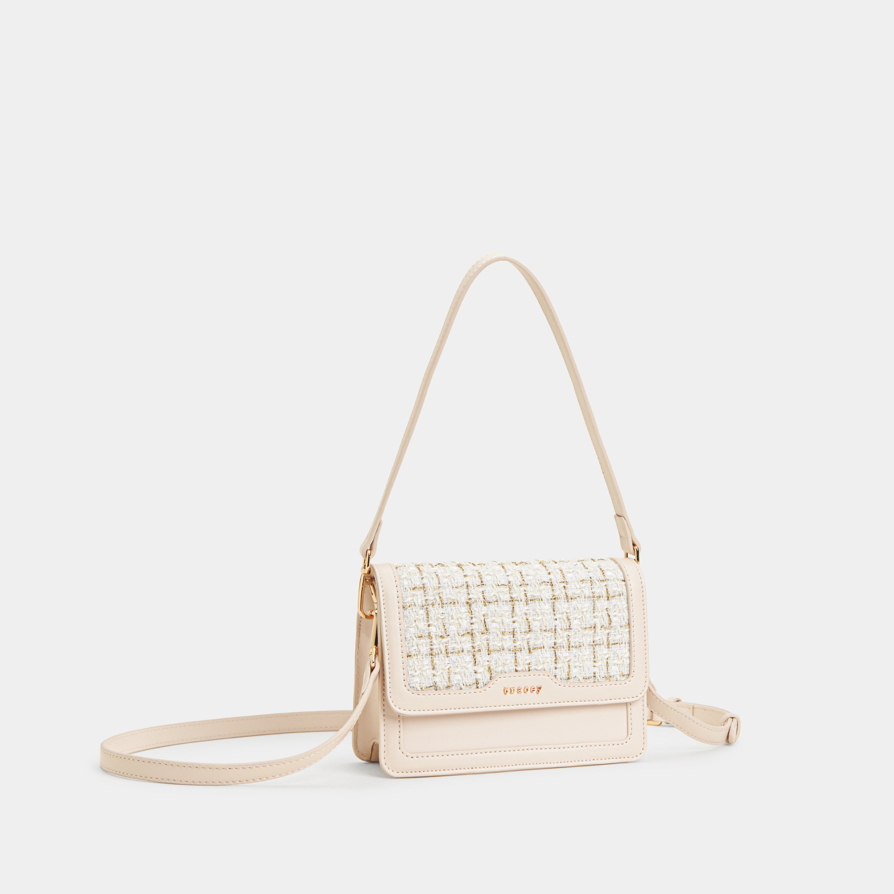 Eloise Parisian Tweed Crossbody Bag Tracey