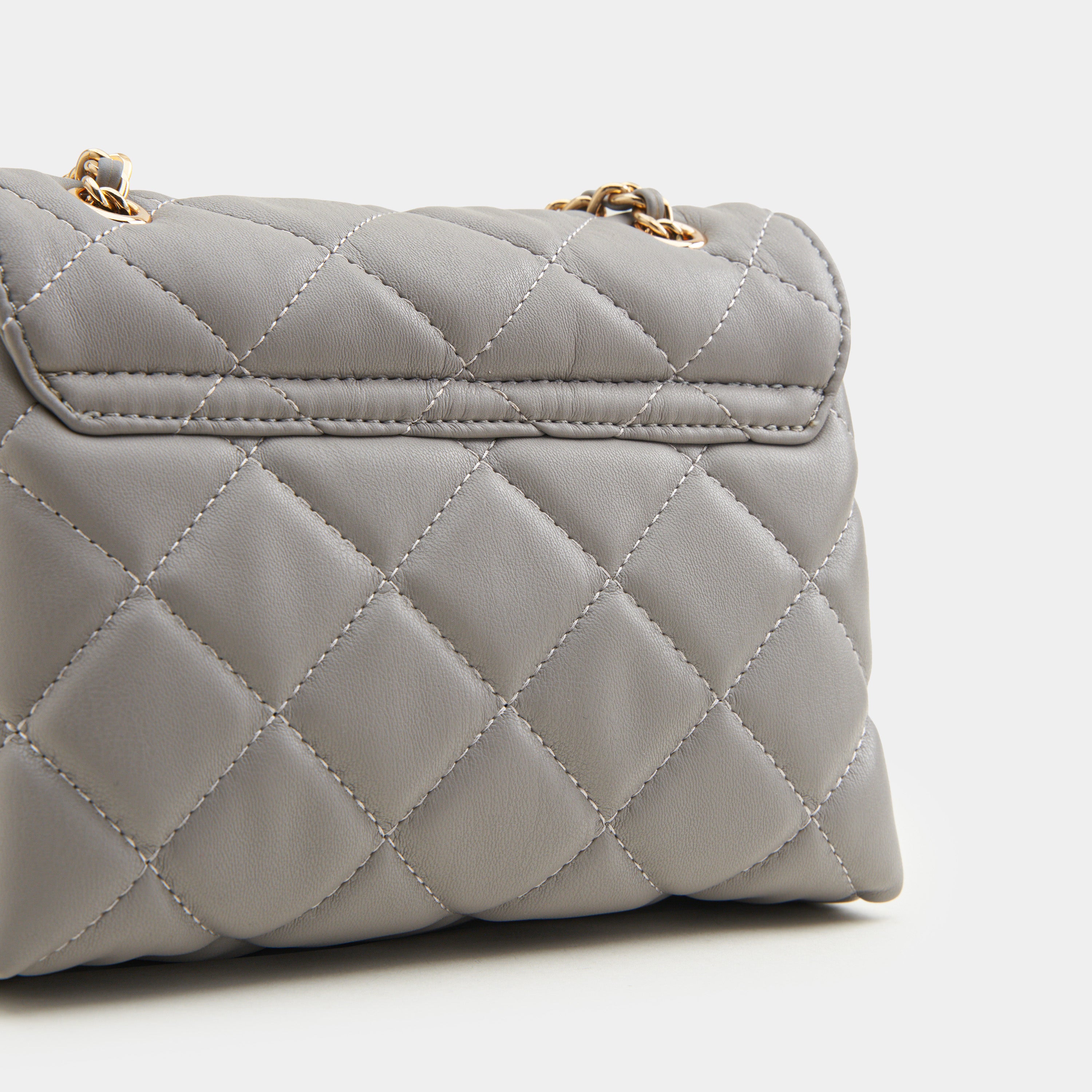 Diamond Quilted Flap Crossbody Bag